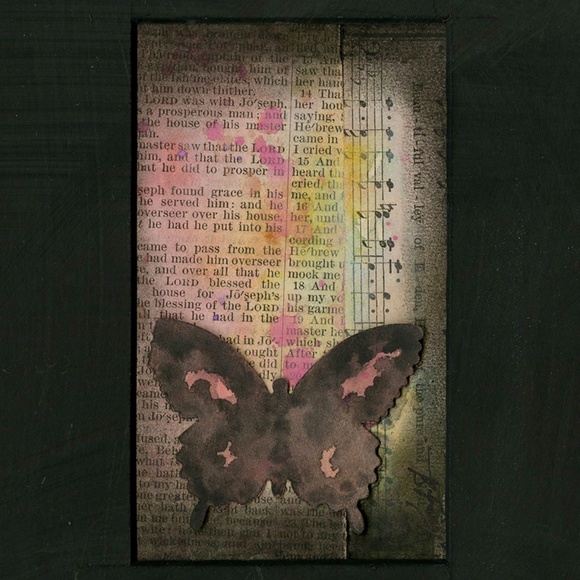 Original Butterfly Collage Art - Butterfly Collage 8 - Picture 3 of 5